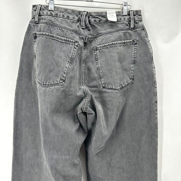 Good American Good 90s‎ Jeans Womens 27 Barrel Black Rigid Denim HR Y2K NWT - Picture 5 of 11